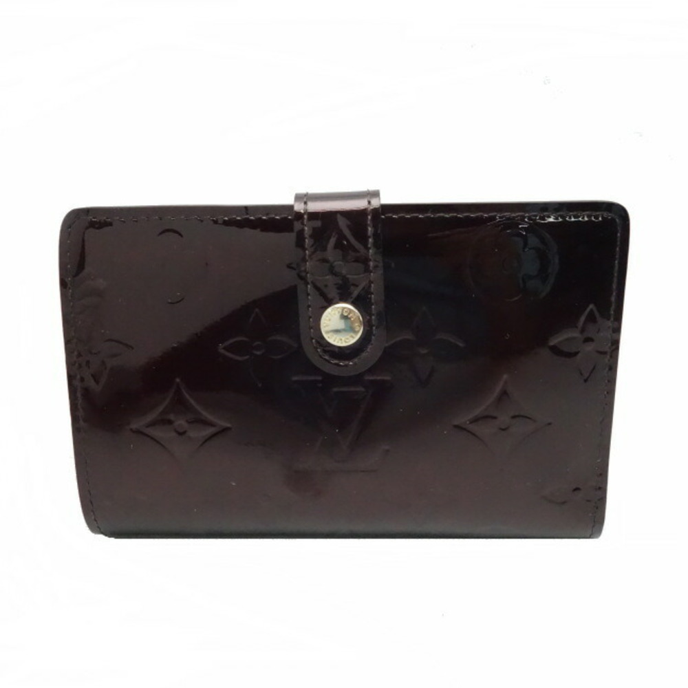 Louis Vuitton Vernis Patent Viennois Wallet Amaranth Purple